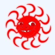 baby commie communism deformed hammer_and_sickle happy schwarze_sonne sonnenrad subvariant:nathaniel subvariant:wholesome_soyjak sun symbol variant:gapejak wholesome // 2048x2048 // 1.2MB