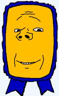 award face forehead_mark looking_at_you no_body nose object raised_eyebrows smile subvariant:wholesome_soyjak transparent_background variant:gapejak // 234x383 // 19.5KB