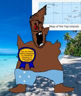 award beach bloodshot_eyes brown_skin map meta:tagme micronesia variant:sloppy // 507x605 // 178.4KB
