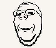 beard eyes glasses happy mouth open_eyes pixel_art smile stubble teeth variant:gapejak wplace // 501x430 // 6.3KB