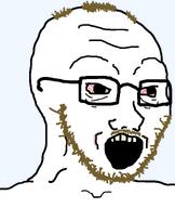 bloodshot_eyes brown_hair brown_stubble coomer eyebags gooner moustache series:coomers_&_gooners template tired variant:soyak white_skin // 970x1150 // 27.8KB