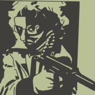 album_cover clown gun music parody sepia smg submachine_gun subvariant:chudjak_seething two_tone variant:chudjak wig // 1000x1000 // 26.2KB