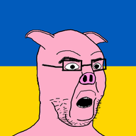 animal animated bloodshot_eyes country crying ear flag glasses hanging oink open_mouth pig pink_skin rope russo_ukrainian_war soyjak stubble suicide talking text tongue ukraine variant:imhotep // 759x861 // 66.8KB