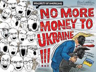 ben_garrison cartoon crying donald_trump flag flag:ukraine glasses hair mike_johnson money multiple_soyjaks open_mouth red_eyes soyjak stubble teeth ukraine united_states variant:cobson variant:cryboy_soyjak variant:el_perro_rabioso variant:feraljak variant:gapejak variant:markiplier_soyjak variant:tony_soprano_soyjak // 1300x972 // 569.7KB