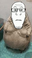 animal animated beard cleaning closed_mouth ext=gif fat glasses groundhog obese shampoo subvariant:neutralplier variant:markiplier_soyjak water // 165x293 // 1.6MB