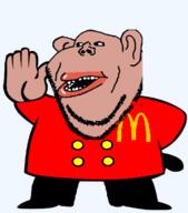 black_sclera brown_skin hand lips mcdonalds police soyjak stubble subvariant:impish_amerimutt utubetrollspolice variant:impish_soyak_ears // 350x397 // 74.4KB