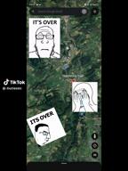 arm beard chinktok closed_eyes closed_mouth crying crying_wojak eyebrows field glasses google_maps hand its_over map nas perspective stubble text tiktok town variant:chudjak variant:markiplier_soyjak variant:wojak // 576x768, 14.2s // 1.8MB