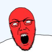 crying dying glasses mucus open_mouth red_face soyjak stubble transparent_background variant:skitjak // 1200x1300 // 105.6KB