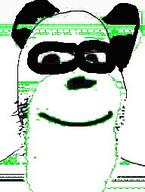 animal bear ear panda smile snout soyjak stubble subvariant:tismjak variant:gapejak // 192x255 // 59.6KB