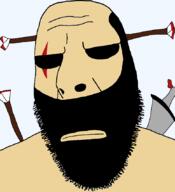 balding beard brad_armstrong eyeshadow failure hurt lisa_(game) variant:cobson wounded // 775x849 // 45.2KB