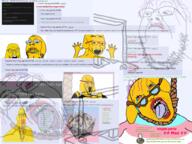 angry animal badge bloodshot_eyes closed_mouth collage crying ear glasses gorilla hand hands_up hanging janny multiple_soyjaks rope soot_colors soyjak soyjak_party stubble text tranny variant:bernd variant:excited_soyjak variant:feraljak variant:gapejak variant:soyak yellow_skin // 1024x768 // 765.0KB