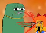 adventures_of_sonic_the_hedgehog anti_ongezellig blood blood_on_face blood_spray bloodshot_eyes bow cartoon clothes crying dog_ears drill frog glasses grounder_(asoth) injury janny murder mymy_(ongezellig) ongezellig orange_hair pepe pingas sega sonic_(series) sonic_the_hedgehog soyjak stretched_chin stretched_mouth stubble variant:soyak yellow_skin zellig // 500x359 // 122.3KB