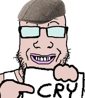 clothes glasses grin hand hat holding_object meta:namefags pointing stubble text tinted_glasses topazg_(user) variant:markiplier_soyjak white_skin // 1035x1200 // 481.4KB