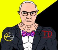 Murry_Rothbard anarchism anarcho-capitalism bowtie muscular_male old subvariant:muscular_chud total_nigger_death totalitarian variant:chudjak // 1059x929 // 254.9KB