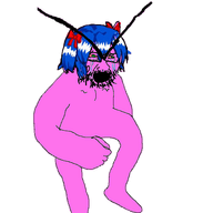 blue_hair bury_pink_gril crying green_eyes meta:namefags mist mist_(user) pink_skin selfish_little_fuck variant:cryboy_soyjak // 536x706 // 734.3KB