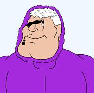 glasses minecraft moustache purple purple_shep_(youtuber) retard sheep sheep_(minecraft) subvariant:mexiaryan variant:meximutt white_hair white_skin wool youtube youtuber // 886x872 // 21.1KB