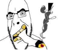 cigarette closed_mouth glasses smoking soyjak stubble variant:cobson // 764x656 // 81.3KB