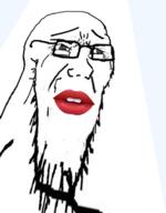 distorted glasses lips soyjak stubble variant:soyak // 357x457 // 97.1KB