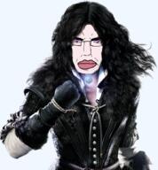 closed_mouth female glasses hair long_hair purple_eyes soyjak subvariant:chudjak_front the_witcher variant:chudjak white_skin yennifer // 816x880 // 843.7KB