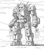 3soyjaks battletech closed_mouth glasses hanging mecha open_mouth robot soyjak swastika tranny variant:bernd variant:chudjak // 1208x1338 // 666.4KB