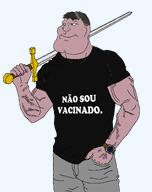 blue_eyes brazil buff clothes grey_pants hair holding_object holding_sword muscles pastor portuguese_text subvariant:mexiaryan sword template text transparent_background trend:aryan tshirt tupirani_da_hora_lores variant:meximutt vein watch weapon white_text // 1514x1910 // 220.3KB