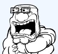 big_nose eyes_popping fat glasses glove open_mouth stubble variant:tockson wario // 845x779 // 30.8KB