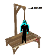 ack black_shoe black_suit death execution full_body gallows gill_koyim_(namefag) glasses hanging jewish_nose mossad noose shoe subvariant:perceptive_chud tranny variant:chudjak // 844x1080 // 191.5KB