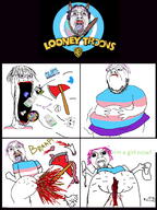 4panel 5soyjaks atheism axe balls blood blood_drip blood_from_anus blood_spray bloodshot_eyes boykissersilly_cat brap celeste comic discord entrails gore hanging looney_tunes mutilated neovagina nosebleed nsfw oh_my_god_she_is_so_attractive penis poop reddit resetera rope science skirt soyjak subvariant:soyak_soymilk suicide tranny transgender_flag twitter variant:bernd variant:gapejak variant:soyak // 1240x1652 // 950.9KB