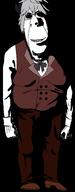 clothes funamusea glasses gray_hair hair killisaki shadow subvariant:hornyson suit variant:cobson // 799x2048 // 73.6KB