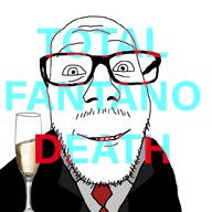 anthony_fantano clothes glass glasses mustache necktie pun smile soyjak stubble suit text the_needle_drop total_nigger_death tuxedo variant:punkjak // 1000x1000 // 159.9KB