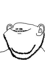 ear no_eyebrows no_nose smile soyjak stubble variant:impish_soyak_ears // 600x802 // 33.2KB