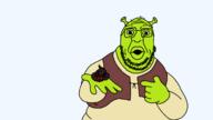 big_lips double_chin eyebrows fat green_skin hand head jartycuck obese ogre poop showing_something shrek stubble subvariant:jartycuck surprised sweating sweaty transparent_background variant:chudjak variant:nopejeet wrinkles // 1703x954 // 42.9KB