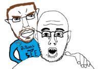 2soyjaks angry beard brown_hair closed_mouth crying ear glasses hair hand millions_must_die mr_beast open_mouth soyjak stubble subvariant:chudjak_front text variant:chudjak variant:unknown // 1023x720 // 119.6KB