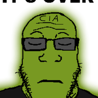 central_intelligence_agency closed_eyes closed_mouth clothes disappointed glasses glowing green its_over soyjak stubble subvariant:neutralplier sunglasses text trend:glowie variant:markiplier_soyjak // 824x1092 // 56.6KB