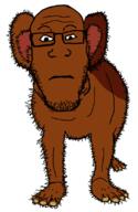 brown_skin fur goonhitler subvariant:neutralplier variant:markiplier_soyjak // 536x825 // 157.3KB