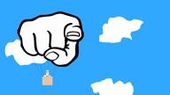air_balloon angry animated balloon cloud drawn_background fire frown glasses hand head_box pointing pointing_at_viewer sky sound soyjak stubble variant:markiplier_soyjak video // 1920x1080, 29.4s // 4.5MB