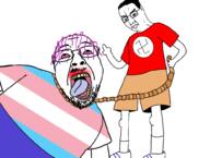 ack angry crying meta:tagme middle_finger nazism noose swastika tear transgender_flag variant:bernd variant:chudjak // 1000x753 // 211.5KB