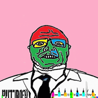 animated clothes doctor glasses lab_coat meta:ai_generated necktie open_mouth soyjak syringe text trend:colorjak variant:sidjak // 1024x1024 // 2.6MB