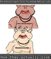 a10_eyes amerimutt aryan_beast blue_eyes fat gynaecomastia open_mouth stubble subvariant:impish_amerimutt subvariant:impish_front trend:aryan truth_nuke united_states untermensch yellow_hair // 2529x2949 // 1.1MB