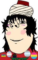 demiboy fez flag:demiboy flag:gay_pride_flag flag:morocco flag:pansexual_pride_flag flag:transgender_pride_flag glasses meta:namefags meta:self_insert morocco morostein_(user) pansexual pooner satanism smile soyjak subvariant:wholesome_soyjak teeth tranny trans transparent_background troon variant:gapejak white_skin // 600x930 // 138.8KB