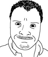 carey closed_mouth clothes hair matthew meta:tagme mustache soyjak stubble variant:unknown zephrysc // 454x538 // 12.9KB