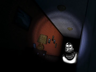 darkness five_nights_at_freddy's five_nights_at_freddy's_4 fnaf glasses hallway lamp picture shading soyjak stubble teeth variant:nightmarejak // 360x270 // 92.3KB