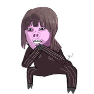 belarus brown_hair oink pig pink_skin slavic squatting track_suit variant:chudjak variant:kuzjak // 3464x3464 // 701.2KB