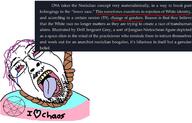 bloodshot_eyes drill_sergeant_grey flag glasses hair hanging i_love open_mouth order_of_nine_angles purple_hair rope soyjak stubble suicide text tongue tranny variant:bernd yellow_teeth // 1280x817 // 142.2KB