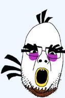 angry_birds glasses nikocado_avocado open_mouth soyjak stubble variant:cadojak // 570x865 // 18.2KB