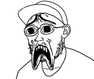 clothes glasses hat scared soyjak stubble subvariant:doctos variant:rotjak variant:soyak // 524x440 // 25.2KB