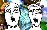 2soyjaks ape_escape glasses open_mouth stubble variant:unknown video_game // 800x508 // 372.9KB