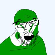 angry flag flag:mie glasses hair japan looking_at_you mie mustache open_mouth soyjak stubble teeth todofuken transparent_background variant:feraljak // 1500x1500 // 82.3KB