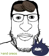 and_oreos fpe fundamental_paper_education glasses hair looking_at_you oreo oreos stubble subvariant:carbjak transparent_background variant:markiplier_soyjak // 864x983 // 243.4KB