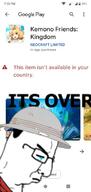 google_play its_over kaban_(kemono_friends) kemono_friends kemono_friends_kingdom neocraft serval_(kemono_friends) tear text variant:chudjak // 540x1140 // 48.5KB